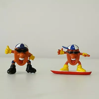 Vintage 90's Ovalteenies Ovaltine Surfer & Rollerblade Toy Collectables Bundle • $15