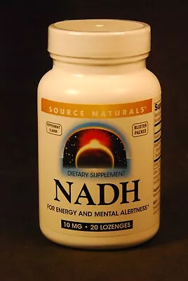 Source Naturals NADH 10mg 20 Lozenges • $36.95