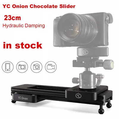 YC Onion Chocolate Manual Mini Camera Slider Aluminum Alloy For DSLR Mirrorless • $129