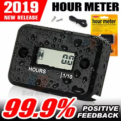 Inductive IP68 Hour Meter For Marine ATV Dirt Ski For All Gas Engine • $9.99