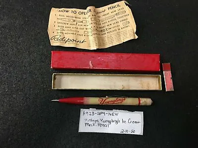 Yuengling Ice Cream Beer Vtg Mech Lead Pencil Redipoint Pottsville Pa Box Advert • $69.99