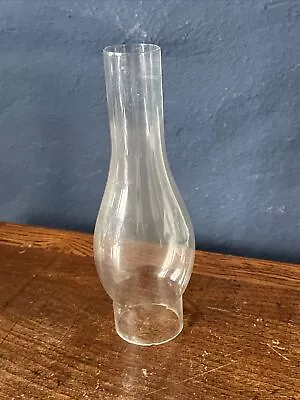 10” Stork Reg Design Glass Large Chimney For Vintage Oil Lamp - Base 2.5” • £22