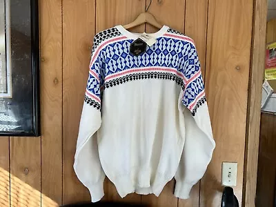 Vintage Meister Wool Ski Sweater NWTG REI 1980’s Neon Classic Original Snowboard • $30