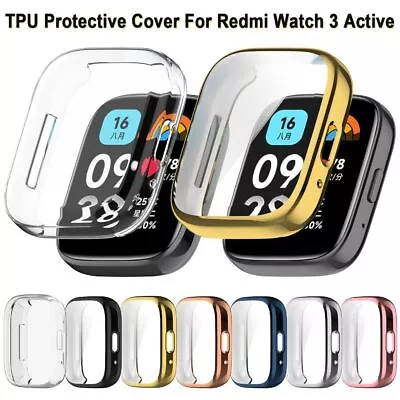 Bumper Screen Protector Smart Protective Shell TPU Case  Redmi Watch 3 Active • $6.97