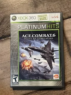 Ace Combat 6: Fires Of Liberation - Platinum Hits (Xbox 360 2007) NO MANUAL • $7.11