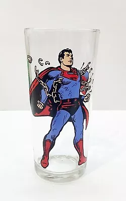 Pepsi Collector Series DC Comics Superman Drinking Glass Vintage 1975 (S) • $14.95