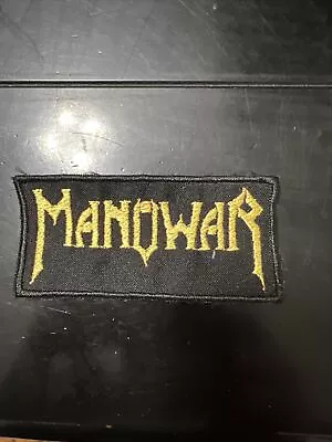 Manowar PATCH Judas Priest Motorhead Saxon Black Sabbath Iron Maiden Vintage • $25