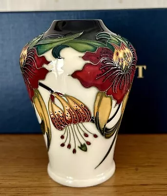 Moorcroft Anna Lily Vase By Nicola Slaney 10 Cms Tall Boxed • £75