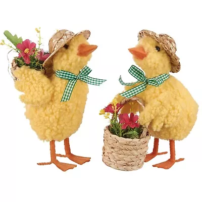 Primitives By Kathy Spring Ducks Set 2 Critter Easter Decor Decoration Felt Mice • $19.99