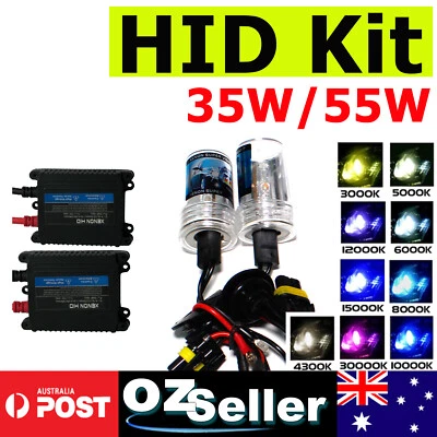 H1 H3 H7 9005 9006 H8/H9 AC Headlight HID Conversion Kit Or Bulbs Replacement • $35.14