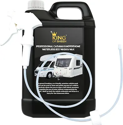 King Of Sheen Professional Caravan & Motorhome Waterless Wash And Wax Caravan & • £34.17