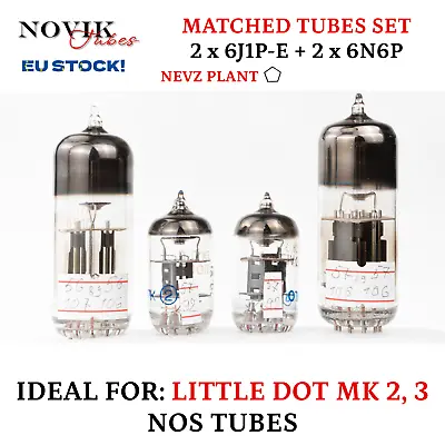 TUBES FOR LITTLE DOT MK2 MK3 Amp Amplifier Valve 6J1P NOVOSIBIRSK 6N6P SOVIET • $31.99