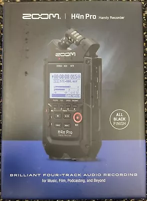Zoom H4n Pro 4-Input / 4-Track Portable Handy Recorder W/ X/Y Mic Capsule Black • $167.99