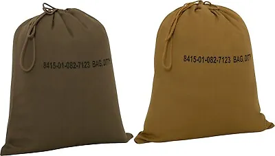 Military Ditty Bag Cotton Canvas Travel Camping Storage Bag 16 Inches X 19 Inch • $11.99
