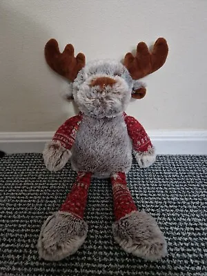 £4.99 • Buy Cuddles Time Christmas Moose Soft Cuddly Toy Teddy Bear Vintage Excellent Condt