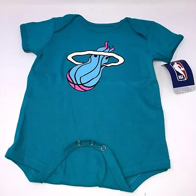 Miami Heat Creeper Infant Baby Bodysuit 12 Months • $18