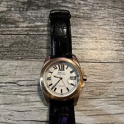 $44.95 • Buy Daniel Steiger Date 10 ATM Divers Stainless WATCH Renaissance Rose Gold Tone