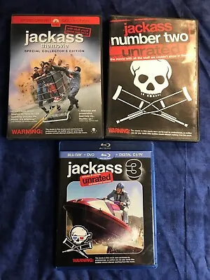 Jackass 1-3 Viva La Bam Seasons 1-3 Steve-O Wildboyz Lot Of DVDs And 1 Bluray • $49.99