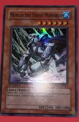 YUGIOH MOBIUS THE FROST MONARCH SOD-EN022 HOLO 1st Edition NEVER PLAYED NM  • $25