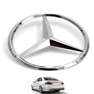 Chrome Star Trunk Emblem For Rear Lid Logo Badge E Class W212 10-15 Mercedes AMG • $21.99
