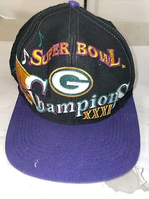 Loco Athletic Green Bay Packers Super Bowl XXXII Champions Snap Back Cap Hat • $18