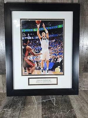 Jason Kidd # 2 Dallas Mavericks The Finals Framed Photo • $11.99