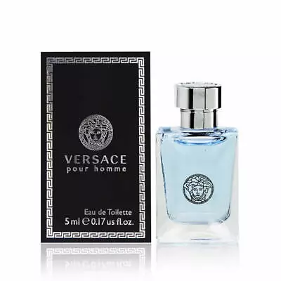 Versace Pour Homme By Versace 0.17 Oz / 5 Ml Mini EDT Men Cologne Splash • $14.95