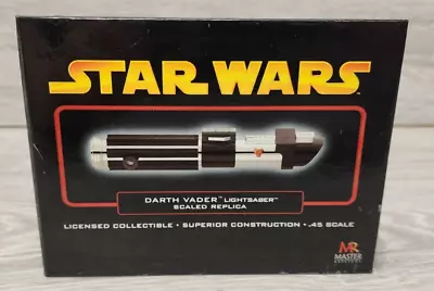 Star Wars Darth Vader .45 Scale Replica Lightsaber MR Master Replicas New Sealed • $59.99