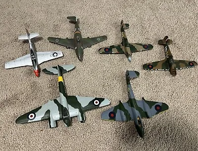 Military Plane Airplane/Aircraft Metal Toy Bundle Lot Of 6  As Is READ • $30