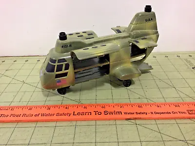 Vintage Galoob Micro Machines Chinook Helicopter Transporter Incomplete • $19.95