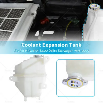 Radiator Expansion Bottle Overflow Tank For MITSUBISHI DELICA L400 WA 4M40 94-05 • $33.09