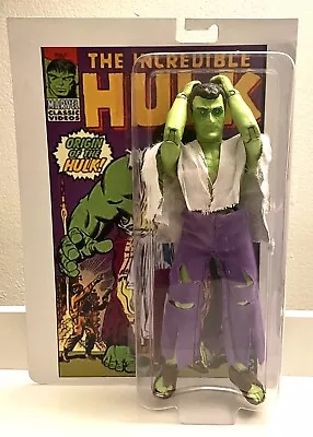 Mego Incredible Hulk Bruce Banner Transformation Custom 8” Figure W/Card!! • $58.99