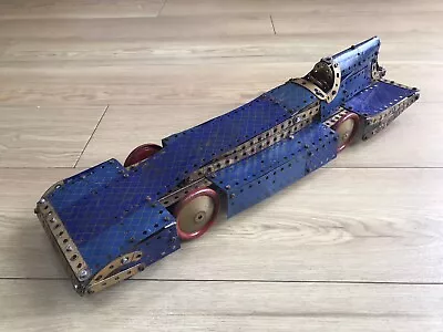 Meccano Bluebird Original Blue And Gold Vintage Model Car 1935 • £15.50