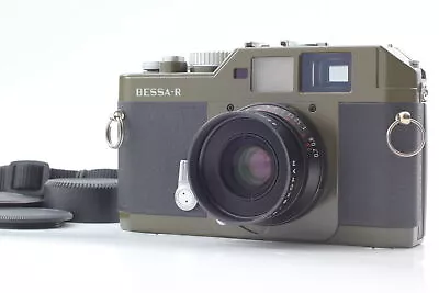 [MINT] Voigtlander BESSA R Olive Film Camera W/ 35mm F/2.5 MC Lens From JAPAN • $1149.99