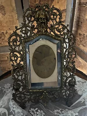 P.E.Guerin Brass And Copper Picture Frame With Repousse Satyr Collectible - Rare • $295