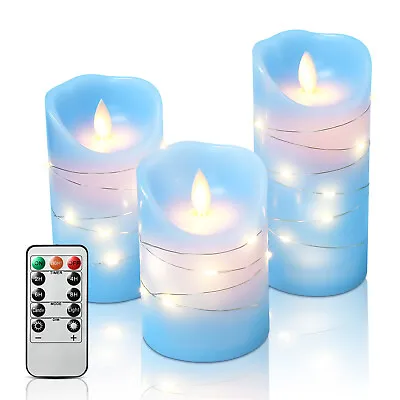 3/6/9Pcs Flameless LED Tea Lights Votive Candles Lamp Decor Battery Operated Set • $98.99