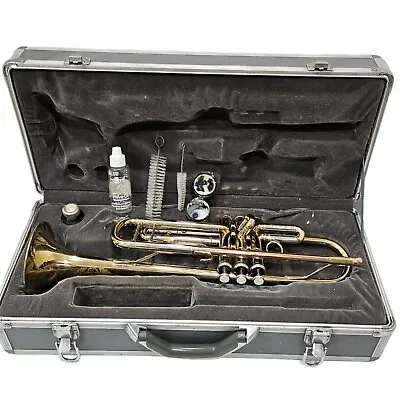 Vintage Suzuki Musique MCT-1 Trumpet With Case & Mouthpiece - Musical Instrument • $79.20