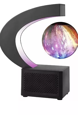 Floating Planet  Levitating Bluetooth Speaker Wireless With LED Light - Space • $89.99