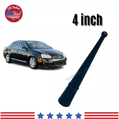 4 Inch Replacement Black Short Mast Antenna W/Screws For VW Cabrio 1995-2002 • $12.73