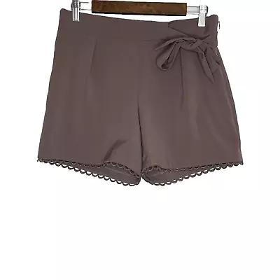 Banana Republic NWT Tie Detail And Lace Trim Shorts Brown Size 4 • £33.75