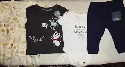 £0.99 • Buy Baby Boy Age 0 To 3 Months Clothes Bundle Good Quality Condition Lovely 4 Items