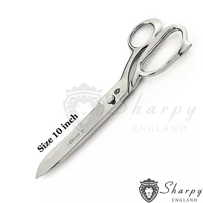 £12.95 • Buy 10 Inch Heavy Duty Upholstery Carpet Tailor Scissors Fabric Carpet Cutting Shear