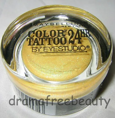 Maybelline COLOR TATTOO 24HR Cream Gel Eye Shadow Limited Ed. #25 *SHADY SHORES* • $9.95