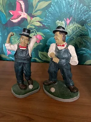 Stan Laurel & Oliver Hardy Figurines Figures Collectable • £35.99