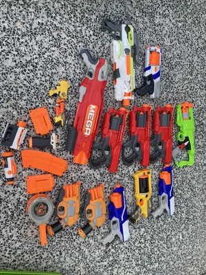 $65 • Buy Nerf Guns Bulk Lot And Accessories Pickup ONLY