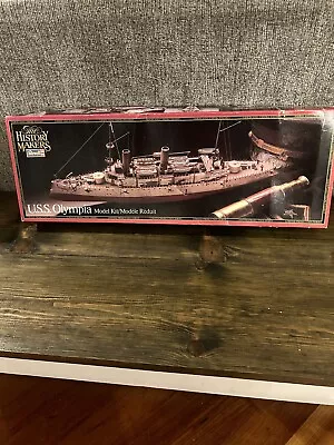 Revell History Makers Cruiser U.S.S Olympia Model Kit NIB Ship Boat 1:232 1982 • $124.99