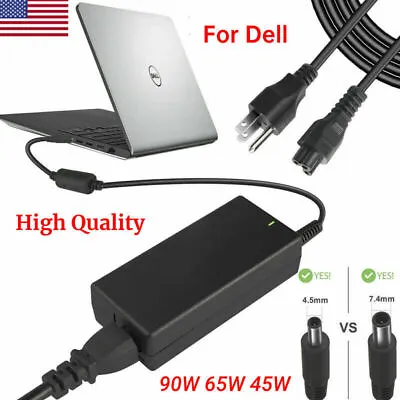 $12.99 • Buy 65W 45W Laptop Charger For Dell Inspiron 15 14 13 11 5000 7000 3000 Series 5555