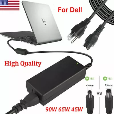 $11.35 • Buy 65W 45W Laptop Charger For Dell Inspiron 15 14 13 11 5000 7000 3000 Series 5555