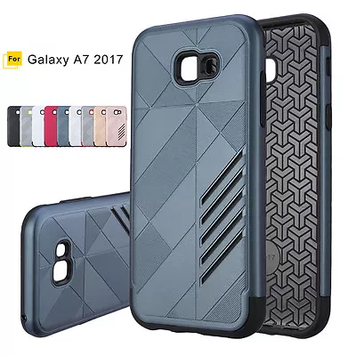 Galaxy A7 (2017) Case Dual Layer Shockproof Cover For Samsung Galaxy A7 SM-A720 • $11.99