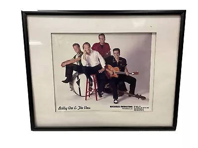 Bobby Vee And The Vees Hand Signed Framed Photo Rockhouse Products • $55